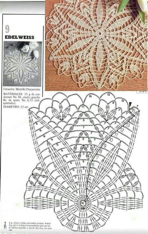 Pin By Selva Suarez On Proyecto Crochet Diagram Crochet Doily