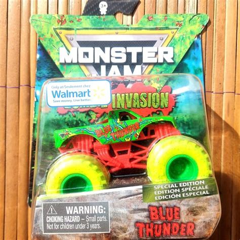 Jual Monster Jam Zombie Invasion Blue Thunder Wallmart Exclusive