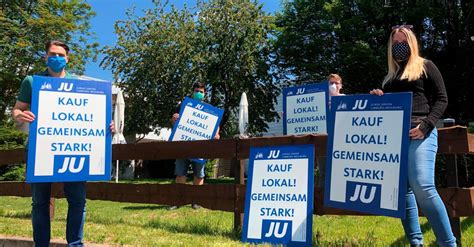 Junge Union Limburg Weilburg Startet Kauf Lokal Kampagne