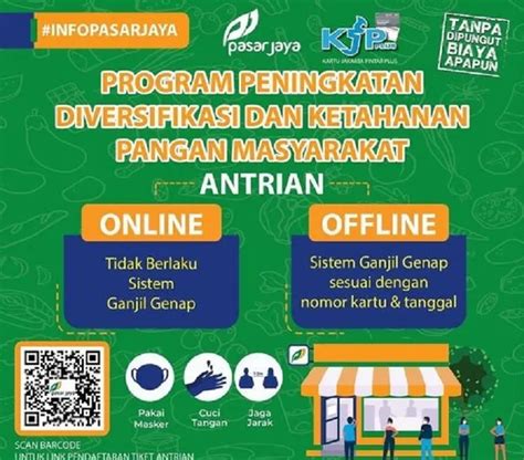 Cara Daftar Antrian KJP Pasar Jaya 2022 Ini Daftar Harga Sembako Murah