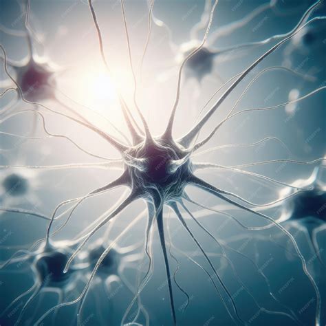Premium AI Image | abstract fractal neuron brain background