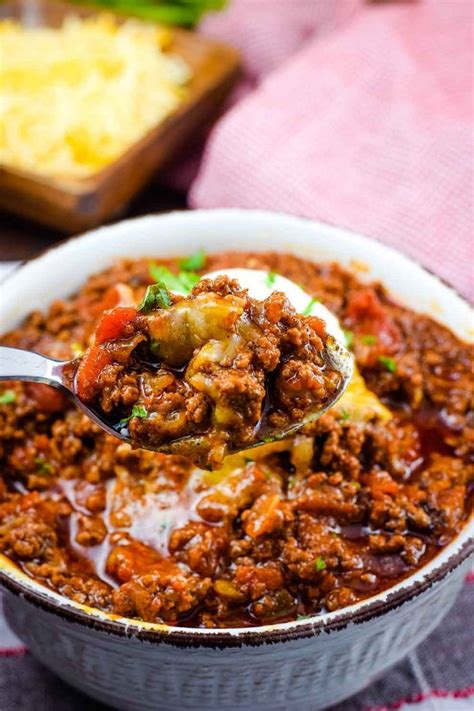 An Easy Keto Low Carb Beef Chili Made In The Instant Pot Pressure