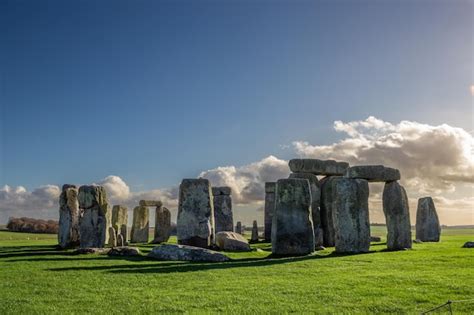 Stonehenge Un Antiguo Monumento De Piedra Prehist Rico Cerca De