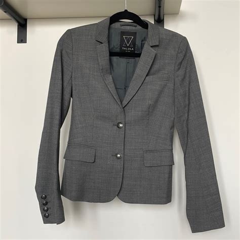 Aritzia Jackets Coats Aritzia Talula Grey Wool Blazer Size