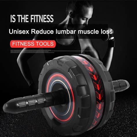 Ab Roller Anti Slip Abdominal Fitness Wheel Mute For Bodybuilding