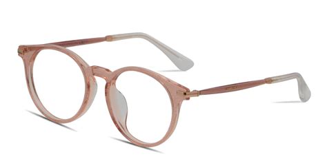 Jimmy Choo JC152 Clear Pink/Glitter Prescription Eyeglasses