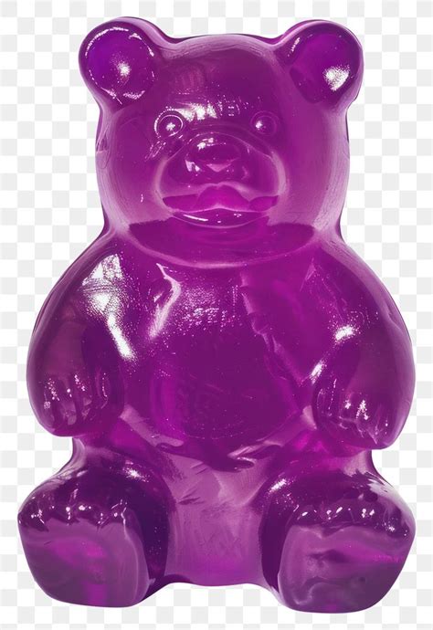 Png Purple Gummy Bear Candy Free Png Rawpixel