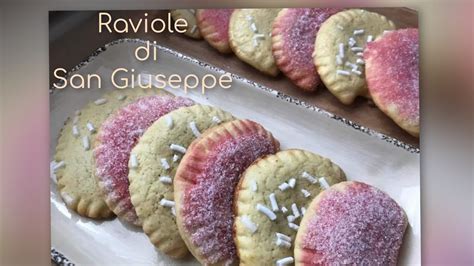 RAVIOLE DI SAN GIUSEPPE ALLA MARMELLATA DI PRUGNE TARALLI DI SAN