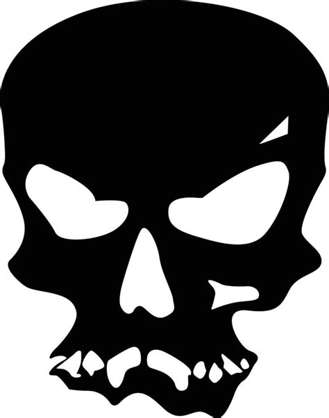 Skull Silhouette Vector 40866948 Vector Art at Vecteezy