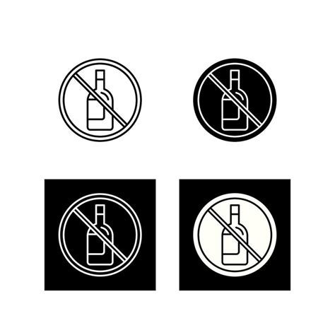 No Alcohol Vector Icon 28027254 Vector Art At Vecteezy