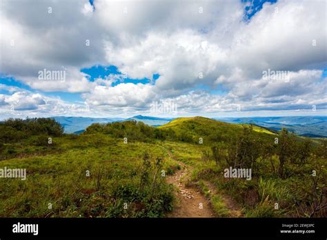 Beautiful Landscape Photo Taken In Polish Bieszczady Mountains During