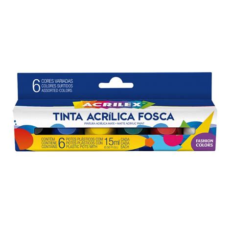 Tinta Acr Lica Fosca Ml Acrilex A Casa Das Artes A Sua Loja De