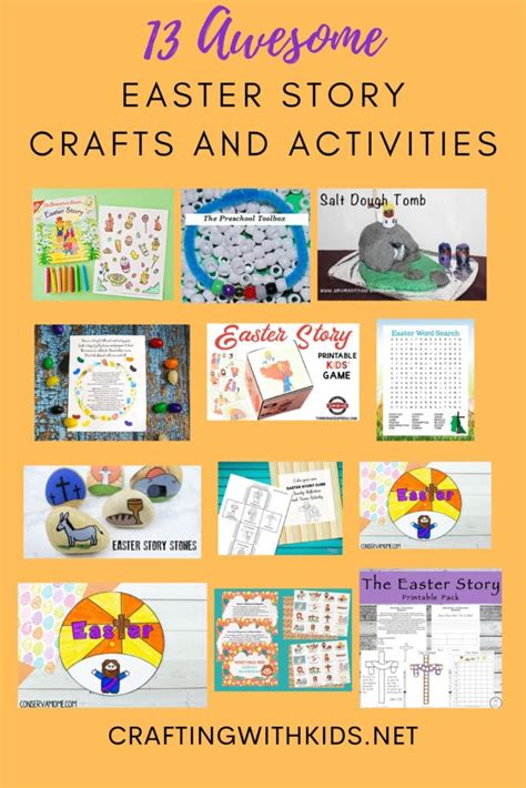 Creative Easter Story Crafts, Games and Free Printables for Kids