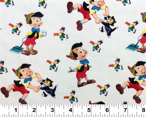 Pinocchio Fabric Pinocchio Official Conscience Cotton Sew Bad Its