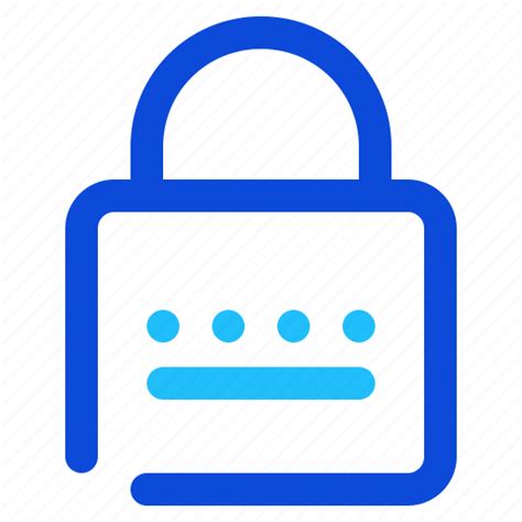 Lock Password Pin Code Private Protected Secure Icon Download On Iconfinder