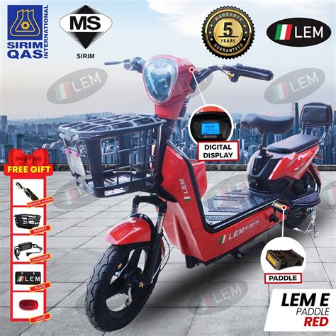 LEMnew Electric Bicycles Ebike Paddle No Paddle 2seat Shopee Malaysia