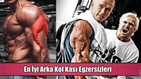 En İyi Arka Kol Hareketleri Resimli Triceps Hareketleri