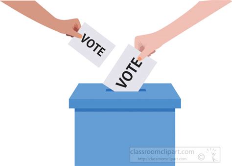 Voting Clipart - election-vote-hands-voting-in-ballot-box-2a ...