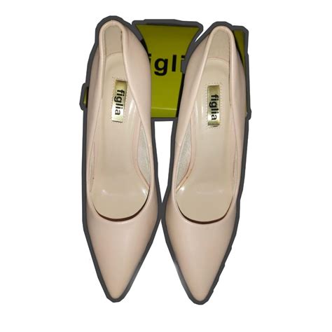 FIGLIA Stilleto NUDE Heels Women S Fashion Footwear Heels On Carousell