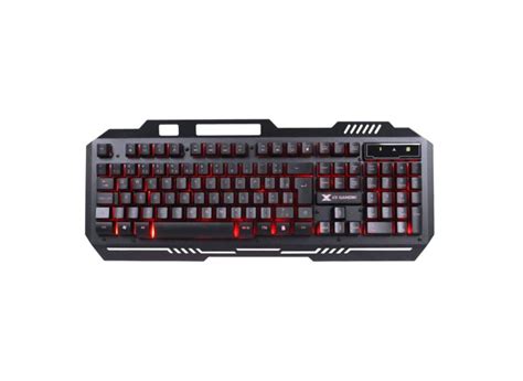 Teclado Gamer Vx Gaming Shield Abnt2 Multimidia Led 1 8 Metros Usb