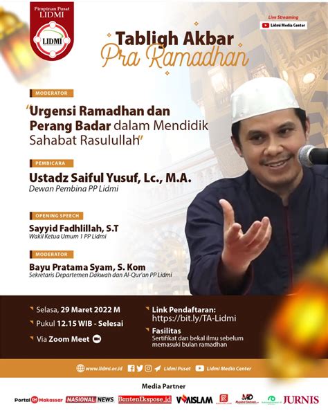 Ungkap Nilai Nilai Tarbiyah Di Bulan Ramadhan Pp Lidmi Sukses Gelar