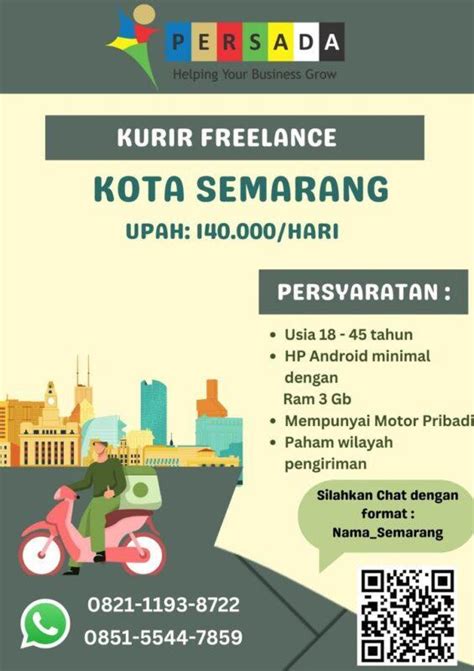 Lowongan Kerja Kurir Freelance Di Pt Personel Alih Daya Lokersemar Id