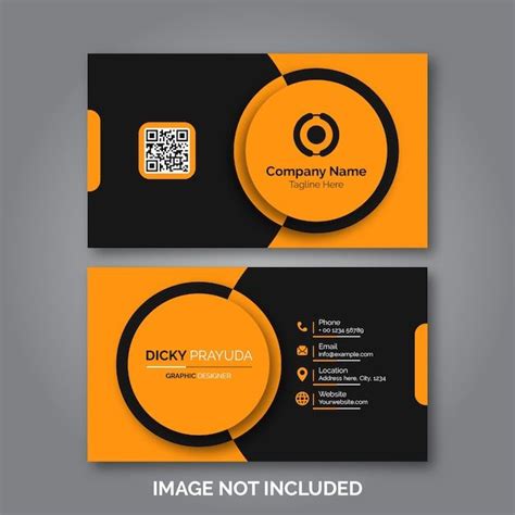 Premium Vector Modern Professional Business Card In