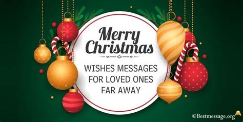 Christmas Wishes Messages, Quotes for Loved ones far Away | Christmas ...