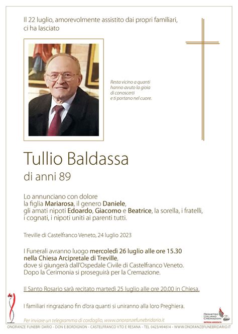 Tullio Baldassa Dario Onoranze Funebri