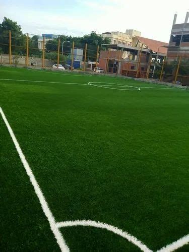 Imported Fifa Approved Green Artificial Football Turf Size 50mm At Rs 80 Sq Ft In Agra