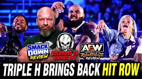 WWE Smackdown LIVE Full Show Review 8 12 22 HIT ROW RETURNS TRIPLE H