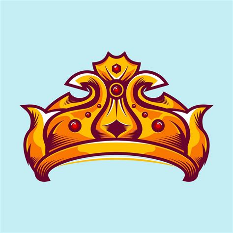 Gold crown design vector illustration 15324643 Vector Art at Vecteezy