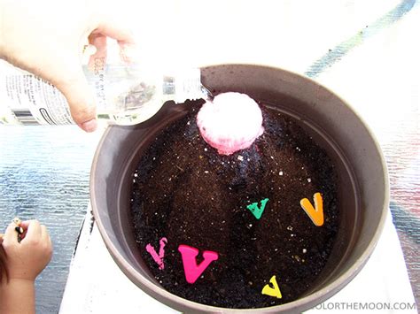 How To Make An Exploding Volcano For Sensory Play