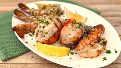 Grilled Lobster Tails With Lemon Herb Butter Stew Leonards