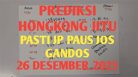 Prediksi Pasaran Hongkong Hari Ini Selasa Tgl Desember Angka