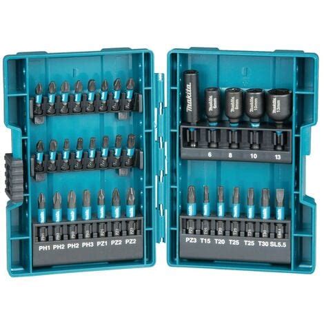 Coffret Embouts Porte Embout Et Douilles IMPACT BLACK 35 Pcs Makita