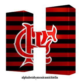 Alphabets By Monica Michielin Alfabeto Flamengo Vermelho Preto Logo