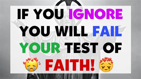 😣god Message For You Today😫 If You Ignore You Will Fail Your Test Of