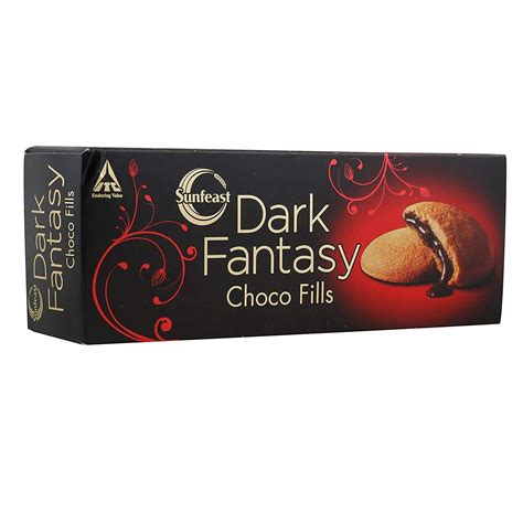 Bansi Sunfeast Dark Fantasy Choco Fills Cookie Biscuits Pack Of 10