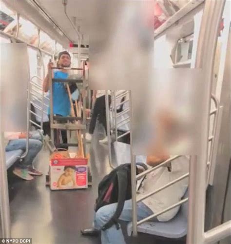 Homeless Man Arrested After Beating 59 Year Old Man On Nyc Subway Daily Mail Online