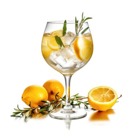 Premium Ai Image Limoncello Spritz Cocktail Isolated On White