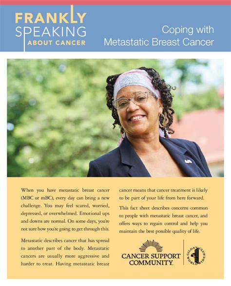 Metastatic Breast Cancer Cancer Support Community