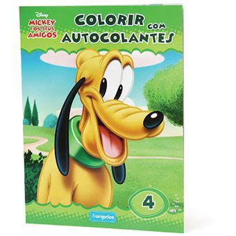 Colorir Autocolantes Clássicos Disney Livro 4 Pluto Brochado