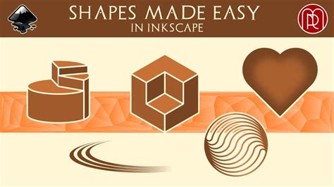 5 Shapes Made Easily In Inkscape [sub Eng] Youtube