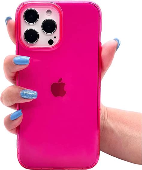 a woman's hand holding an iphone case with blue and pink nail polish on it