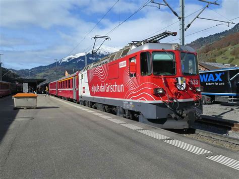 Rh Tische Bahn Rhb Ge Ii Zuoz Swiss Railways Erik Train