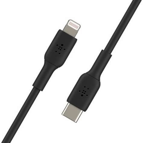 Belkin Boostcharge™ Usb C To Lightning Cable Black 1 Ct Kroger