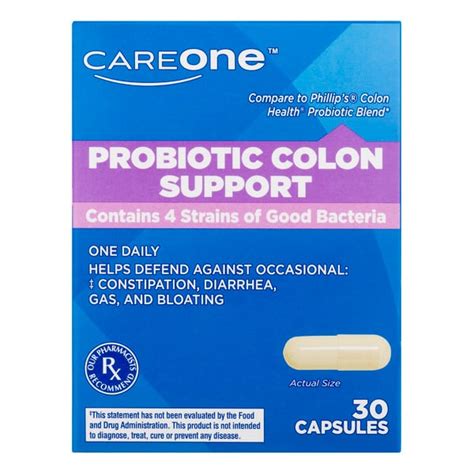 Save On Careone Probiotic Colon Support Capsules Order Online Delivery