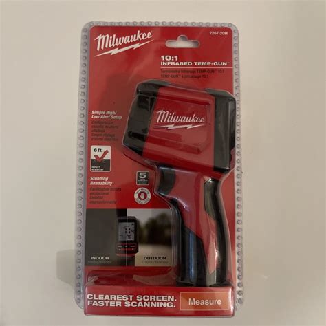 Milwaukee Infrared Temp Gun Red Ebay