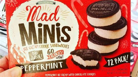 Aldi Fans Are Psyched For These Mini Peppermint Ice Cream Sandwiches